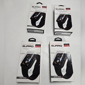 Tzumi SmartGuard 42mm Apple Watch Bumper Case, 4 Watch Band Screen Protecter